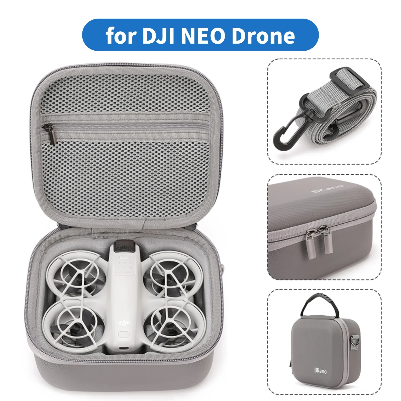 Drone Hard Shell Case - ドローン収納ケース DJI NEO Acce ポータブル 傷防止