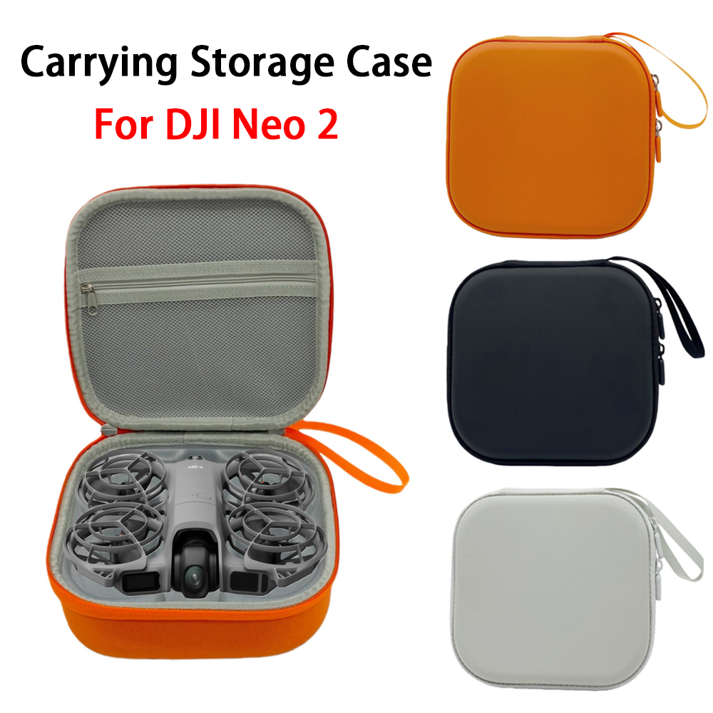 Drone Hard Shell Case - DJI Neo 2 ドローン本体およびアクセサリー用、衝撃吸収・防塵仕様のハードシェルキャリングケース。持ち運びや旅行に便利な収納バッグ。