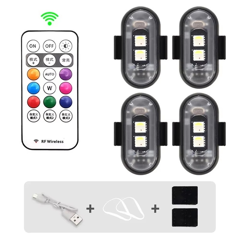 ワイヤレスリモコン式LEDストロボライト。車、オートバイ、バ - Drone Strobe Light のレビューと価格