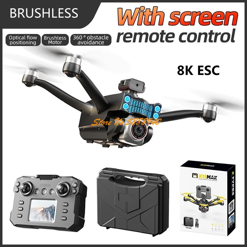 8K ESC搭載、ブラシレスモーター、画面付き、2.4G、ヘ - Drone Controller Screen のレビューと価格