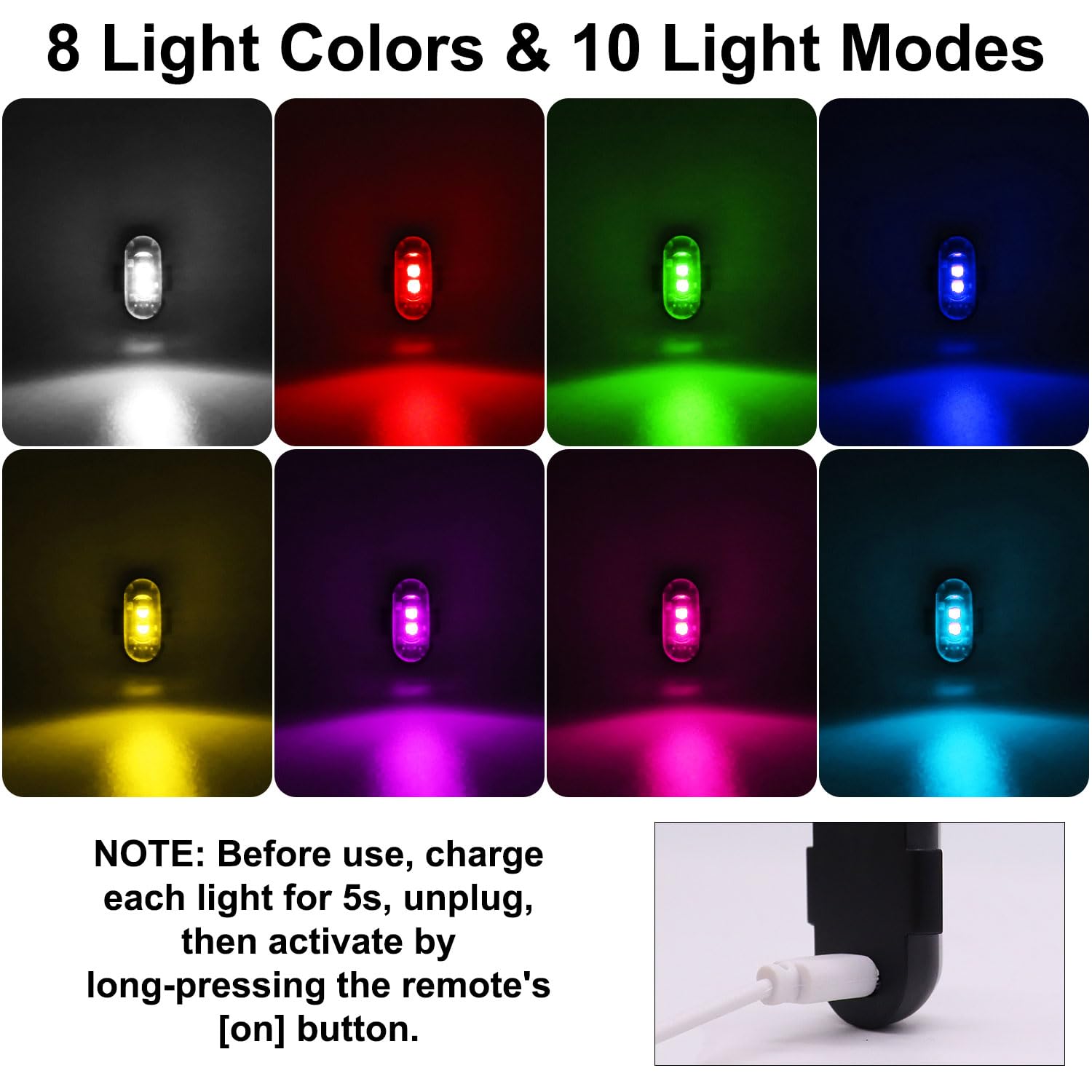 マルチモードワイヤレスLEDドローンストロボライト、バイク・ - Drone Strobe Light のレビューと価格