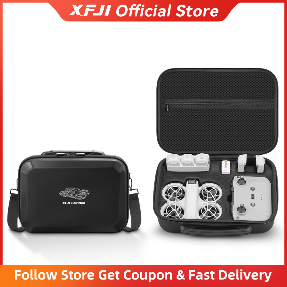 XFJI キャリングケース DJI NEOコンボ対応 PUレ - Drone Hard Shell Case のレビューと価格